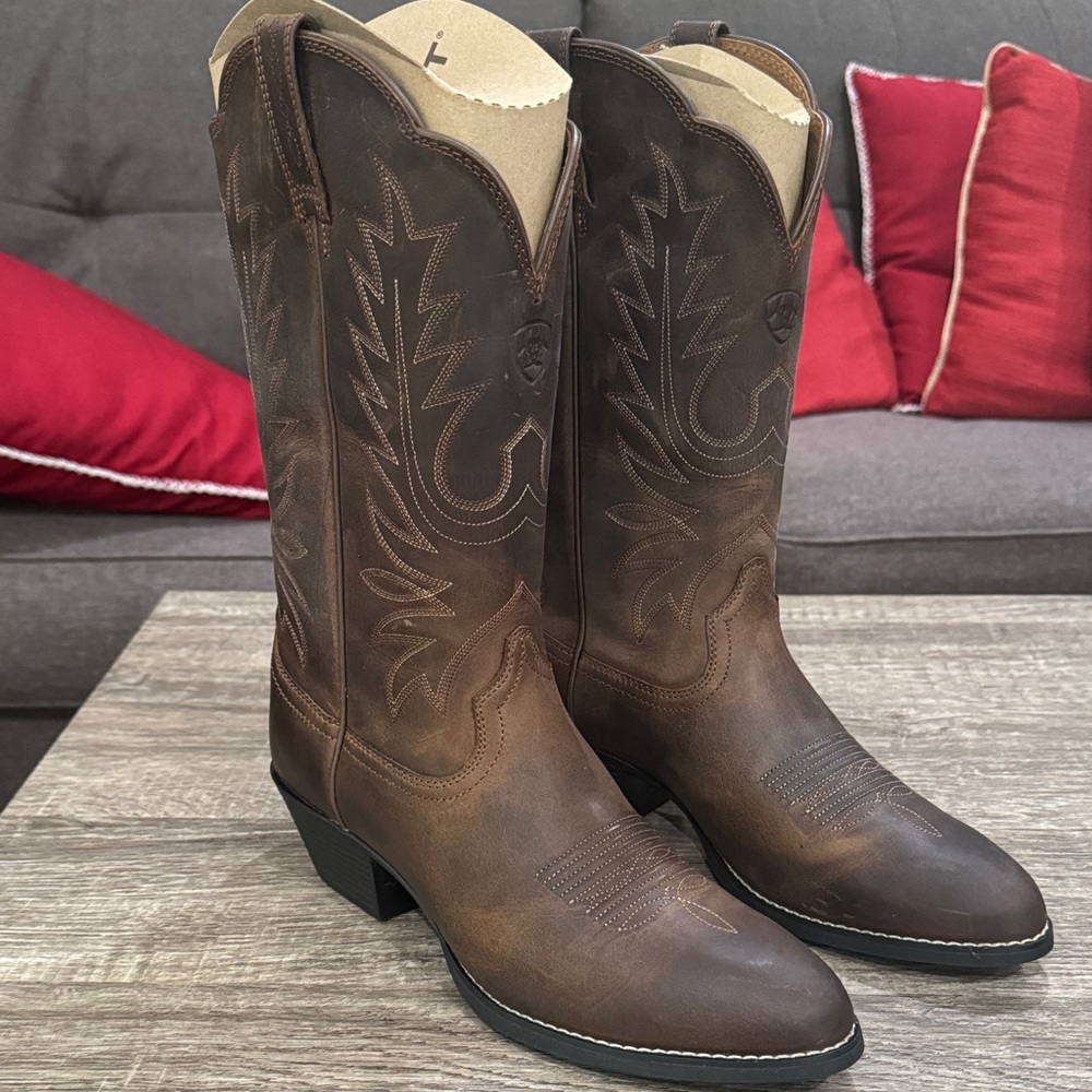 Ariat Brown Western Cowboy Boots